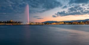 Espaces coworking ville de Genève jet d'eau